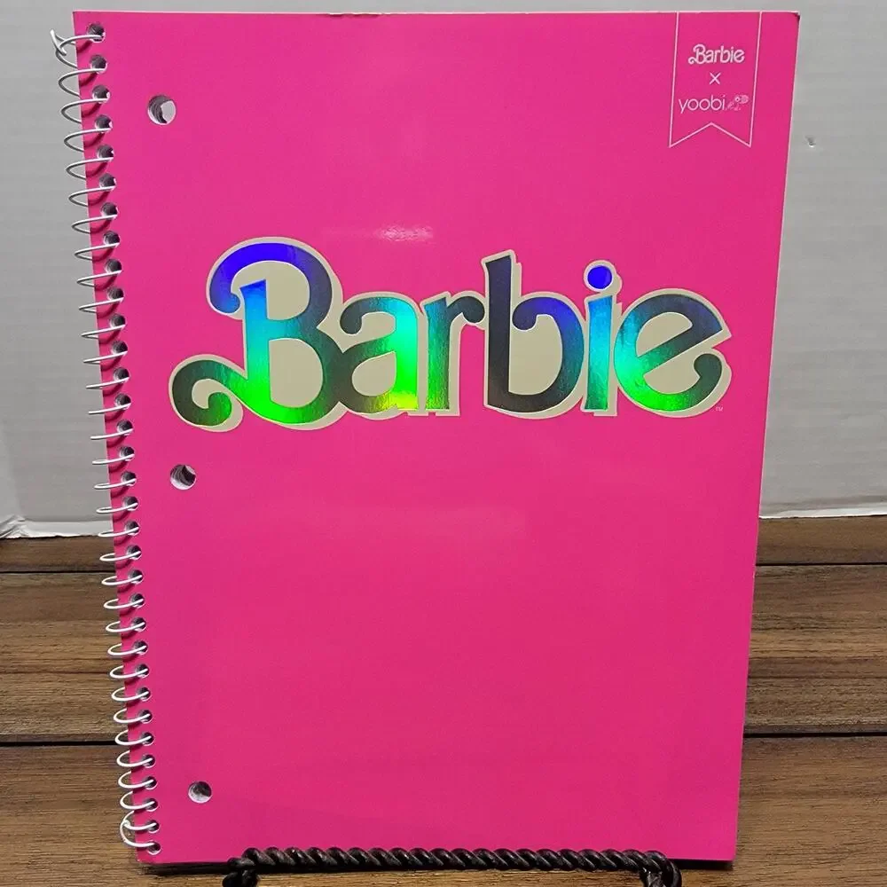 3 Pc Barbie Notebooks: Spiral, Composition & Journal - NEW